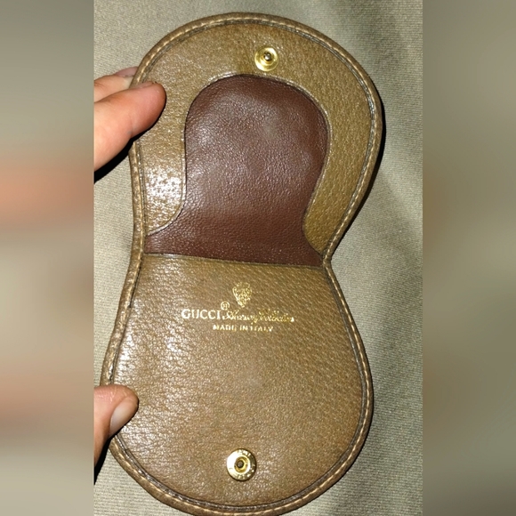RARE VINTAGE GUCCI ACCESSORY COLLECTION COIN POUCH SNAP CLOSURE AUTHENTIC - Picture 8 of 14